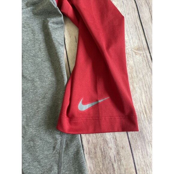 Nike Pro Combat Men's M Swingman Griffey 3/4 Sleeve Baseball Fitted Shirt Red - Picture 4 of 9